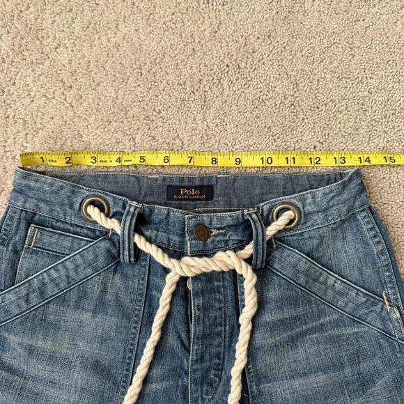 Polo by Ralph Lauren Blue Wide Leg Jeans - Picture 4 of 11